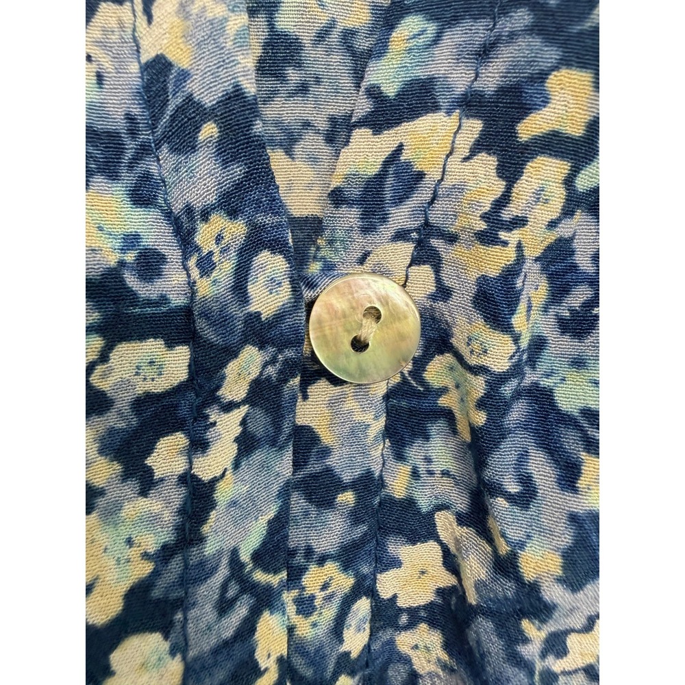 Rails Eliza Ice Chrysanthemum Cottagecore Boho Floral Mini Dress Blue S NWOT - Picture 4 of 9